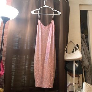 Pink sparkle dress